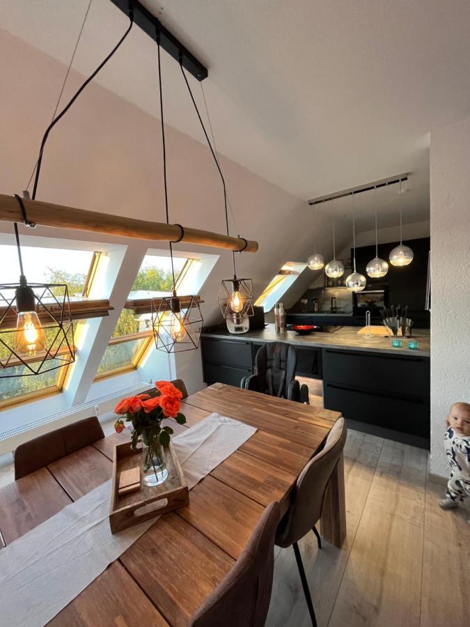 105 Qm Neues Klimatisiertes Appartment Fuer Familien Privater Parkplatz Chemnitz Exterior photo